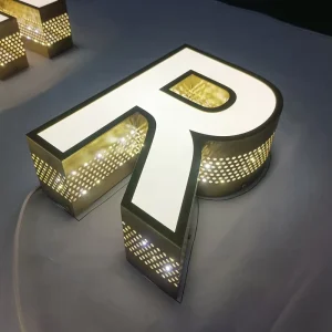 Custom 3D LED Illuminated Letter Company Logo Outdoor Storefront Channel Letter Sign