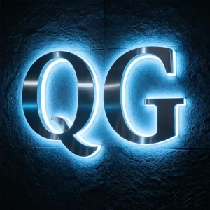 Custom 3D LED Illuminated Metal Letter Sign Backlit Logo Advertising Decoration Business Reception Office Outdoor Sign Board Use