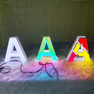 Custom 3D LED Infinite Mirror Letter Advertising Sign Multi Layer Acrylic Neon Waterproof Dimmable Commercial Store Art