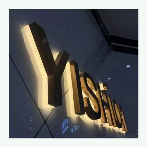 Custom 3D LED Letter Lights Digital Signage for Storefront Companies Car Acrylic Stainless Steel Outdoor