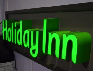 Custom 3D LED Lighted Acrylic Alphabet Sign Outdoor Business Use Companies Remote Control Buildings Cars Bars DC Power Supply