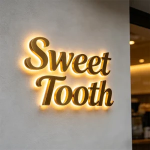 Custom 3D LED Signs Backlit Channel Letters Signage Wall Logo Sign Business Display For Advertising In Hotels & Malls