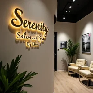 Custom 3D Led Signs Outdoor Business Letter Acrylic Outdoor Wall Signs Storefront Shop Led Letter Light Logo Sign Design