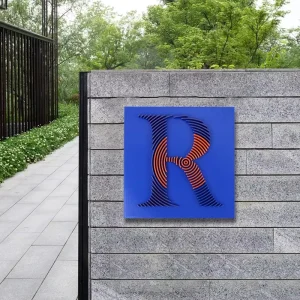 Custom 3D Letter Sign Outdoor Waterproof LED Business Sign For Companies With Custom Color