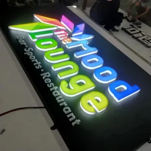 Custom 3D Letters PVC LED Sign Office Retail Shop Waterproof Modules Durable Outdoor Store Front Business Logo Signage