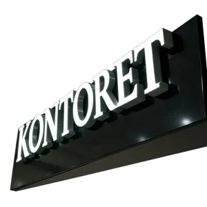 Custom 3D Light Source LED Channel Letters Beleuchtete Beschilderungfor Outdoor Business Logo Advertising LED Backlit Letters
