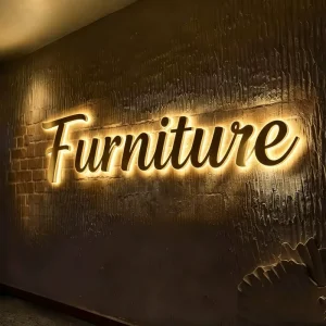 Custom 3D Logo LED Illuminated Electronic Indoor Outdoor Store Advertising Sign Channel Letter for Buildings