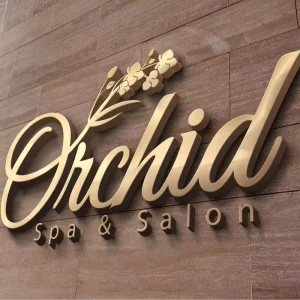 Custom 3D Metal Aluminum Logo Sign Frame Stainless Steel Letter Company Shop Decoration for Electronic Signage
