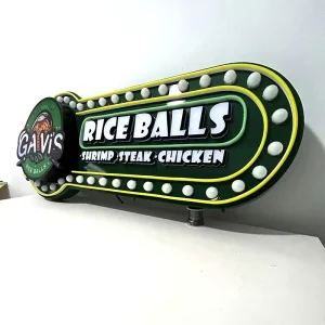 Custom 3D Metal Illuminated Sign Box Waterproof Marquee Lights Outdoor Advertising Shop Store Front Company Logo Sign Letters