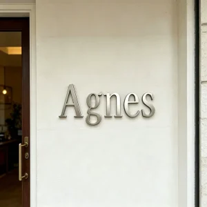 Custom 3D Non-Illuminated Letter Logo Mall Advertising Signage
