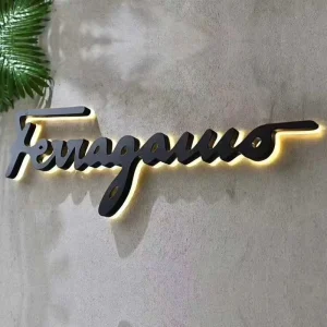 Custom 3D PVC Metal Sign with Luminous Characters High Brightness LED Illuminated 3D Letter Sign for Office Use
