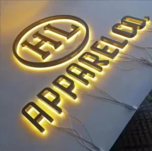 Custom 3D PVC Wall Logo Business Sign Outdoor Backlit Letters Lighted Signage for Indoor Decoration Office Use LED Light Source