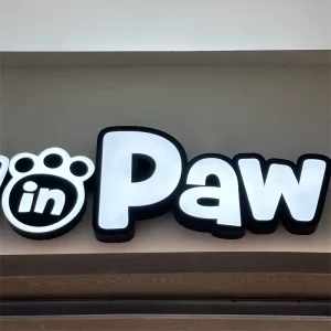Custom 3D Rimless Frontlit Letter Sign LED Borderless Letters for Shop Business Electronic Sign
