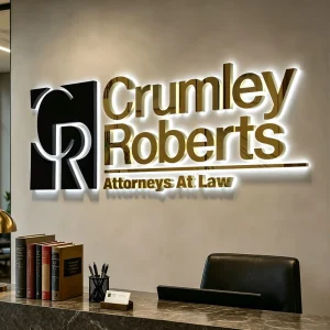 Custom 3D Stainless Steel Backlit LED Channel Letters Sign Illuminated Business 3d Logo Signage Wall Mount OEM