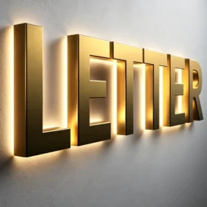 Custom 3D Stainless Steel LED Backlit Neon Advertising Letters Illuminated Sign IP65 Waterproof Multi-color Wedding Home