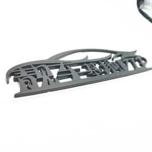 Custom 3D Waterproof Chrome Plastic Alphabet Sticker ABS Car Emblem Logo Label Waterproof Adhesive Decorative Letter