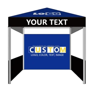 Custom 3X3M Aluminum Frame Pop up Canopy Tent Single Layer Outdoor Display Advertising Tent for Exhibitions