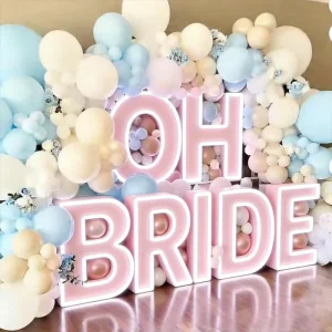 Custom 3ft 4ft Large Light Up Letters LED Marquee Sign Baby Marry Me Marquee Illuminated Letters for Wedding Decoration Party
