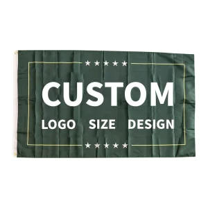 Custom 3×5 Polyester Digital Waterproof Durable Advertising Country 90x150cm Flag Logo Wall Banners Flags