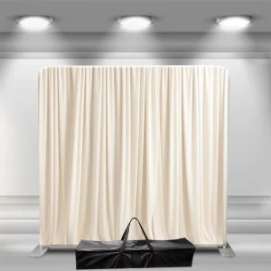 Custom 8*8ft Tension Fabric Backdrop Stand Portable Photo Booth Background for Trade Show Advertising