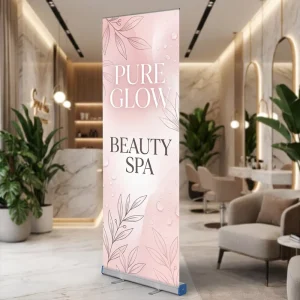 Custom 85*200cm Portable Roll up Banner Stand Retractable Exhibition Display with Oxford Bag