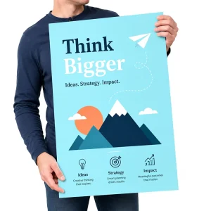 Custom A1 Artwork Poster Printing for Educational School and Wall Display