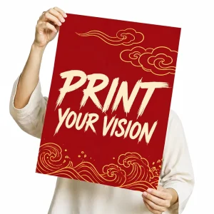Custom A3 Advertising Poster Digital Printing Glossy or Matte Laminated Business Prints