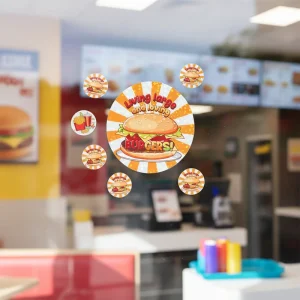 Custom A4 Holographic Printable Static Cling Sheet PET Material Removable Window Decal Sticker for Glass Sign Craft