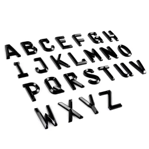 Custom ABS 3D Waterproof Motorcycle Car Emblem Stickers OEM ODM Self-Adhesive Letters XN Brand