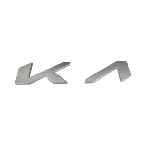 Custom ABS Car Letter Emblem Sticker Self Adhesive Auto Letter Badge Multiple Colors and Sizes
