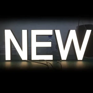 Custom ABS Mold Luminous Character Sign Alphabet Letter Led Light Acrylic Light up Letters Led Illuminated Sign