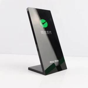 Custom Acrylic Display Stand Table Signs Logo Sign