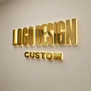 Custom Acrylic LED 3D Channel Letters Sign LED Backlit Letters Outdoor Advertising Remote Controlled Business Building Sign