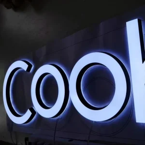 Custom Acrylic LED Front Lit Channel Letters 3D Business Sign High Brightness Storefront Lighted IP65 Weather Resistant