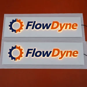 Custom Acrylic LED Logo Sign Illuminated Office Wall Display Indoor Reception Branding Signage Company Name Board