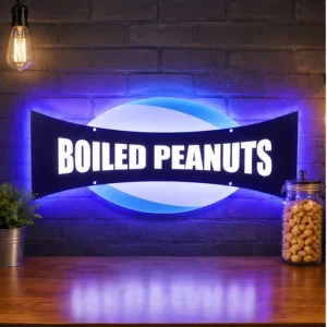 Custom Acrylic LED Round Sign Back Lit Electronic Design for Business Outdoor Luminous Advertising and Logo Illumination