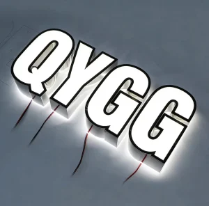 Custom Acrylic Light Up Letters Free Design Waterproof Outdoor Advertising Indicator Light Decor OEM ODM