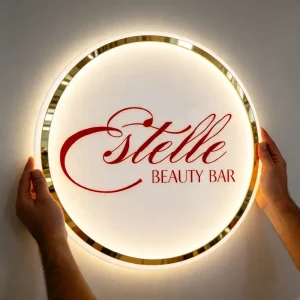 Custom Acrylic Ultra Slim LED Neon Light Box Sign Backlit Advertising Indoor Outdoor Wall Art for Buildings Office Multi
