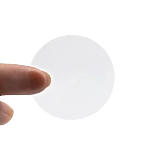 Custom Adhesive Label Waterproof Plastic Round Sticker Transparent Vinyl Label