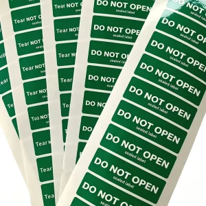 Custom Adhesive Packaging Labels Stickers Eco Friendly Waterproof UV Protection Vinyls for Cosmetic Skin Care