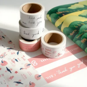 Custom Adhesive Roll Vinyl Circle Label Sticker Waterproof Round Sticker Printing