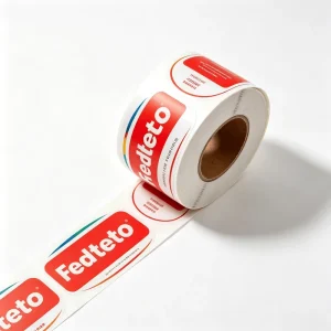 Custom Adhesive Stickers Personalized Waterproof Logo Labels for Retail Packaging and Business Gifts
