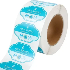 Custom Adhesive Vinyl Barcode Fruit Vegetable Packaging Labels Stickers Shapes High Visibility Waterproof