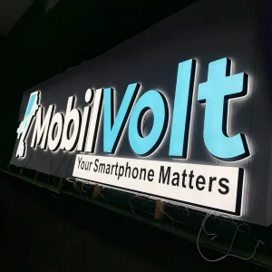 Custom Advertising 3D LED Acrylic Channel Letter LED Logo Sign Frontlit Backlit LED Letter Outdoor Custom LED Sign for Business