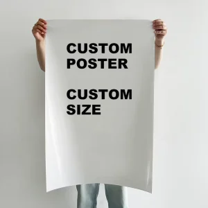 Custom Advertising A0 A1 A2 A3 A4 Large Waterproof Wall Posters Printing 30×40 Adhesive Poster Printing