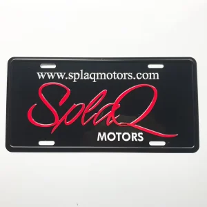 Custom Advertising Aluminum Decorative Embossed Car License Plate