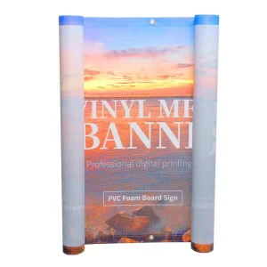 Custom Advertising Banner Full Color Digital Printing Polyester for Trade Show Events and Business Promotion