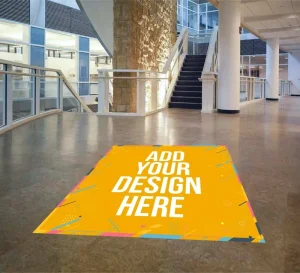 Custom Advertising Decoration Waterproof and Anti Slip Floor Graphics Vinyl Decal Sticker