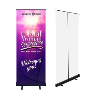 Custom Advertising Exhibition Events Trade Show Luxury Aluminum Alloy Tear drop Roll Up Banner Display Stand