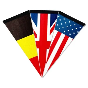 Custom Advertising Felt Pennant Flag Sport Felt Banner Christmas Halloween Decoration Felt Pennant Flag